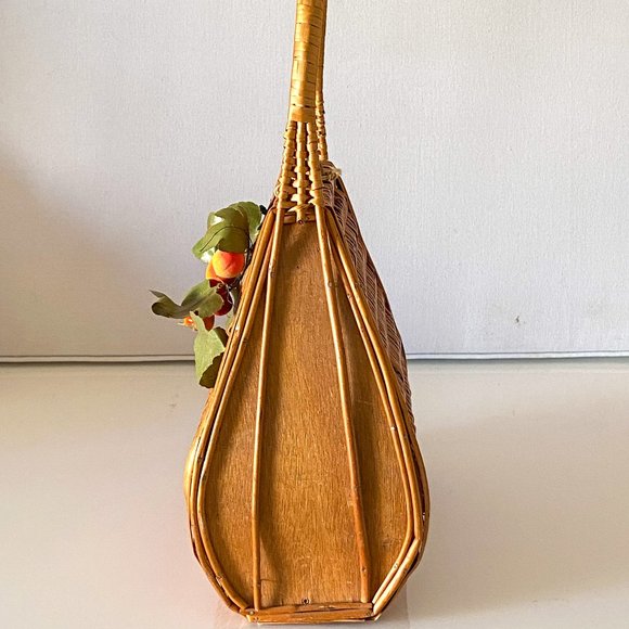 Vintage Wicker top handle bag - Picture 6 of 11